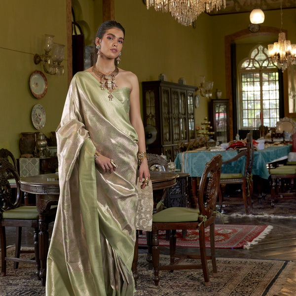 The Royal Heritage Handwoven Kanjivaram Silk Saree