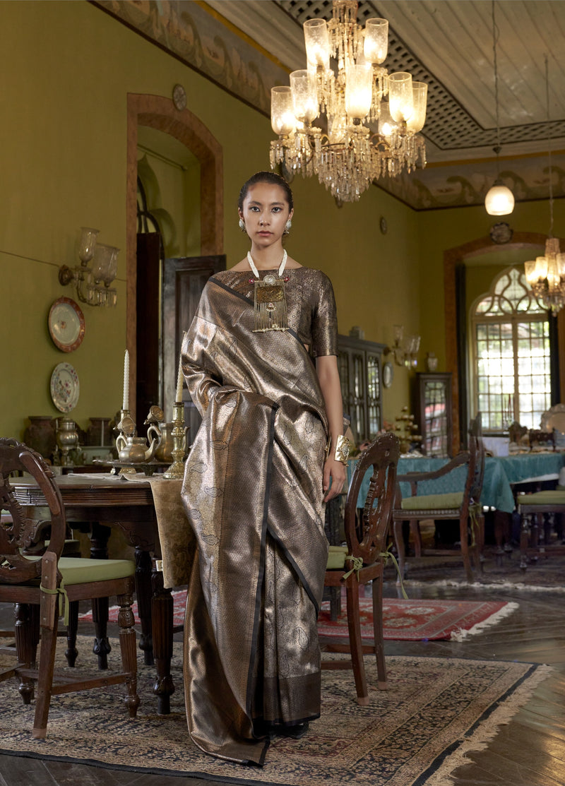 The Royal Heritage Handwoven Kanjivaram Silk Saree