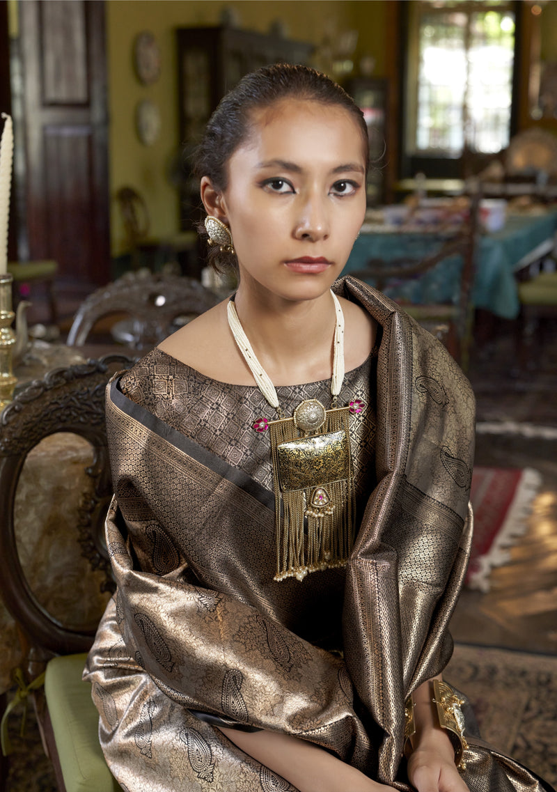 The Royal Heritage Handwoven Kanjivaram Silk Saree