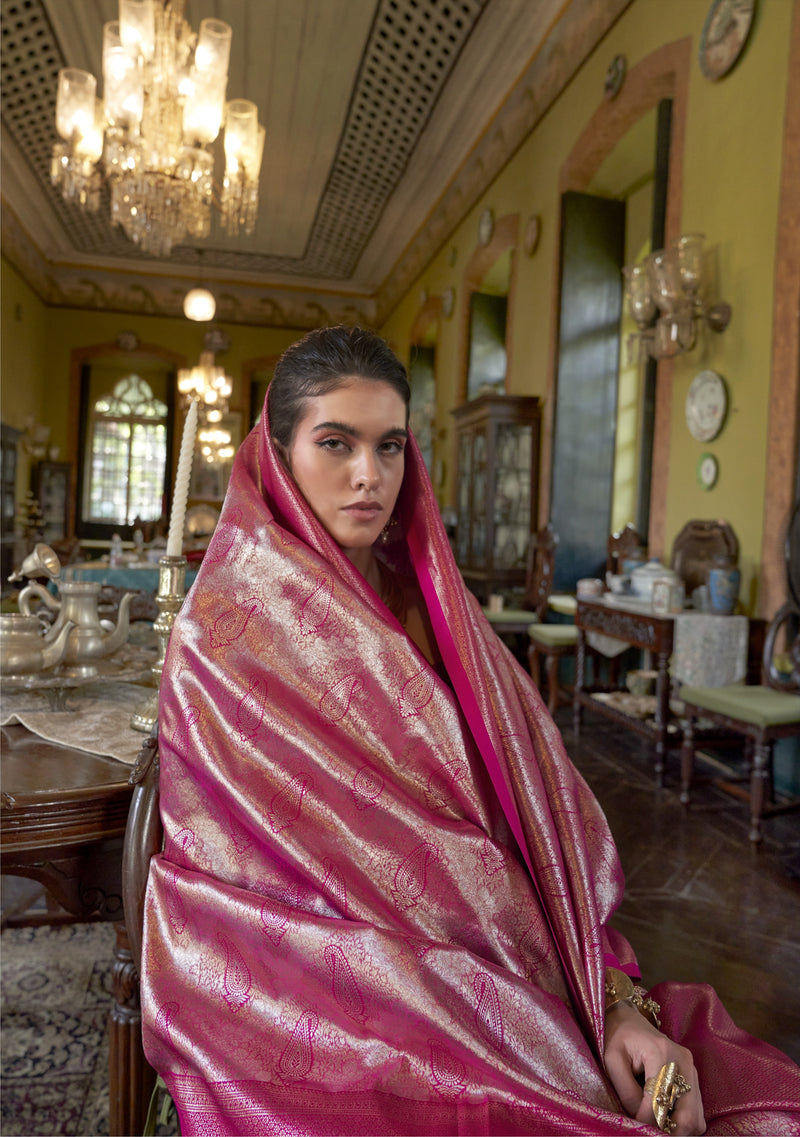 The Royal Heritage Handwoven Kanjivaram Silk Saree