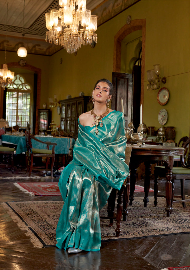 The Royal Heritage Handwoven Kanjivaram Silk Saree