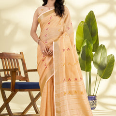 Soft Linen Silk Saree