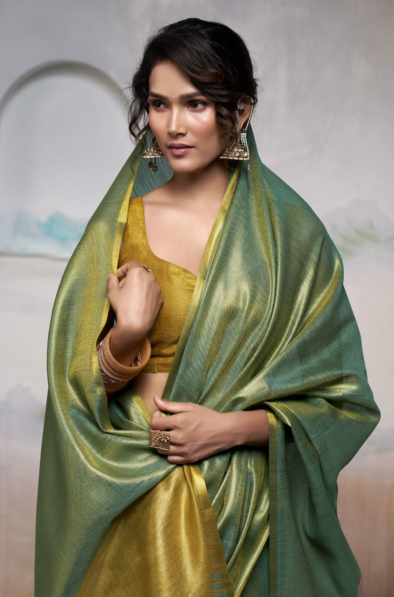 Pure Handloom Tissue Silk Saree