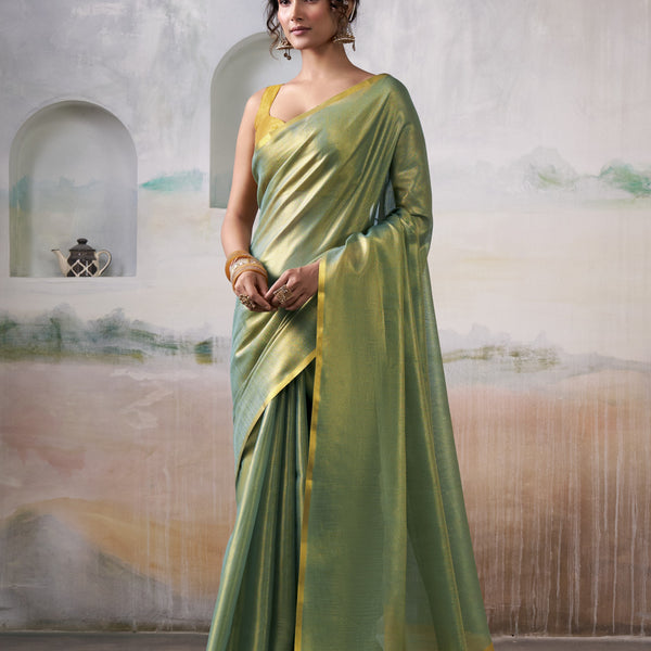 Pure Handloom Tissue Silk Saree