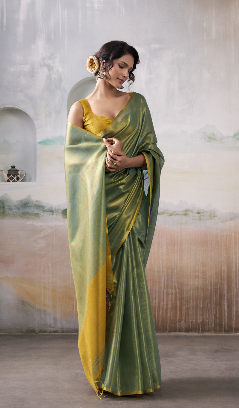 Pure Handloom Tissue Silk Saree