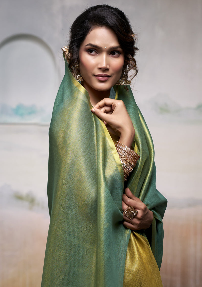 Pure Handloom Tissue Silk Saree