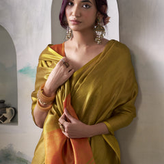 Pure Handloom Tissue Silk Saree