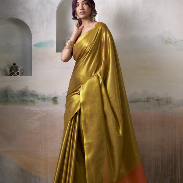 Pure Handloom Tissue Silk Saree