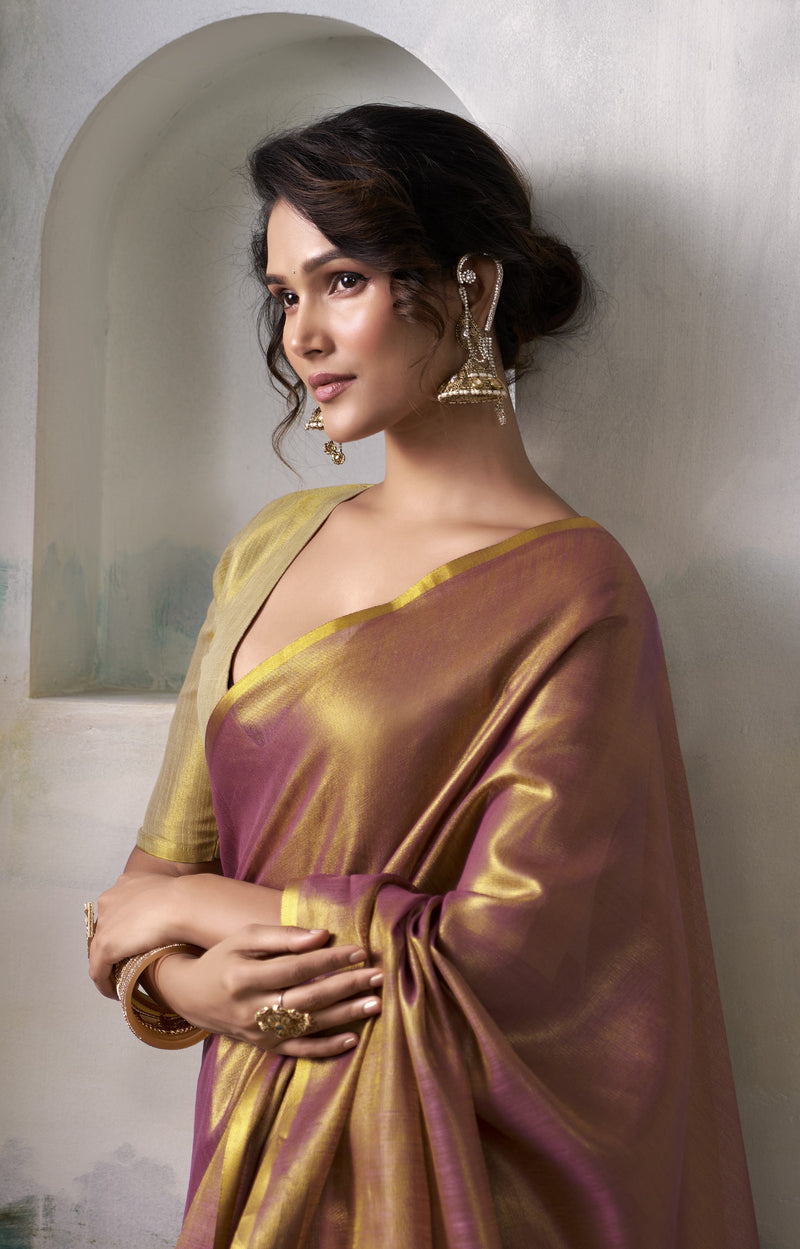 Pure Handloom Tissue Silk Saree