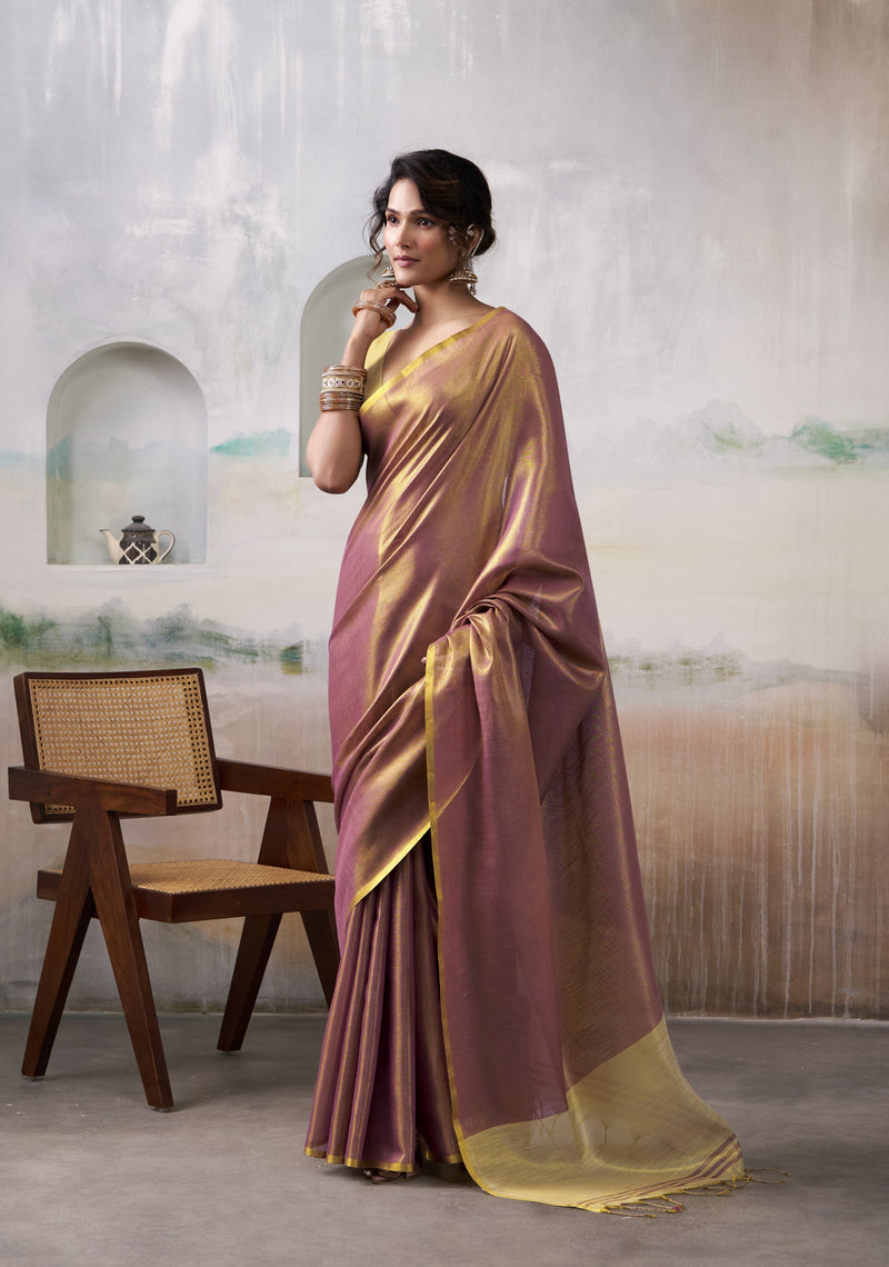 Pure Handloom Tissue Silk Saree