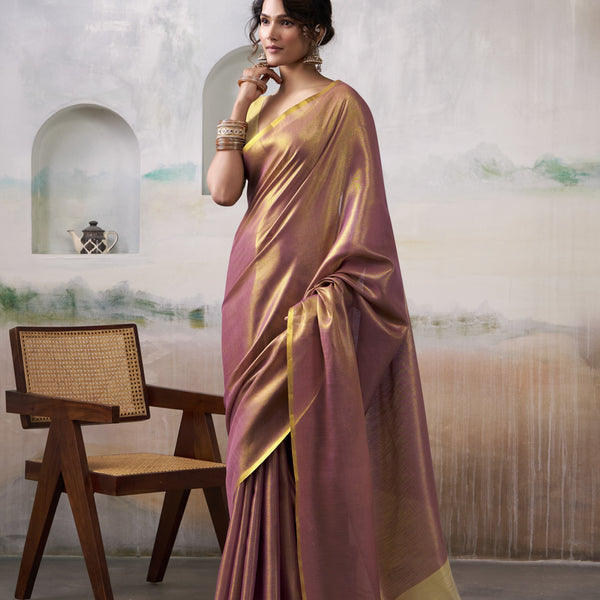 Pure Handloom Tissue Silk Saree