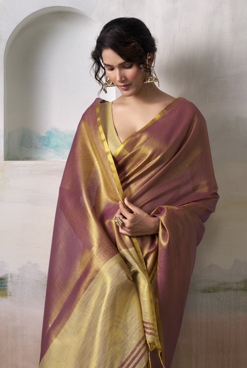 Pure Handloom Tissue Silk Saree