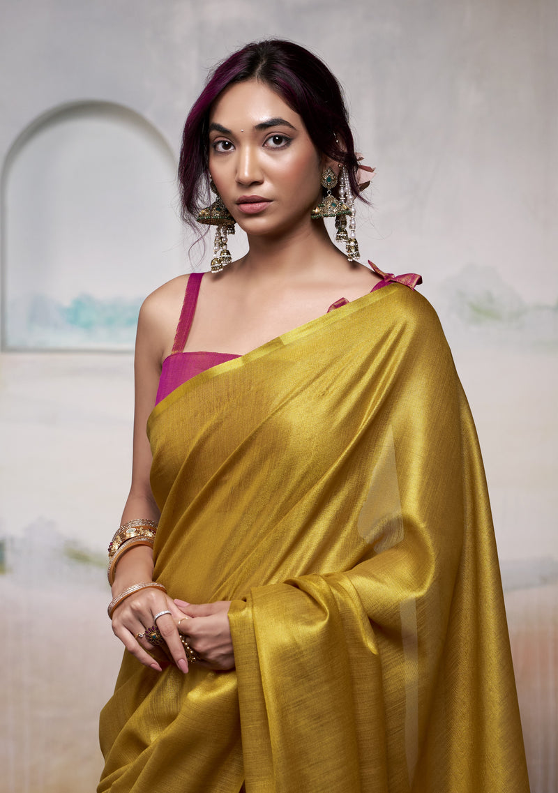 Pure Handloom Tissue Silk Saree