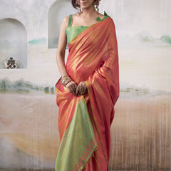 Pure Handloom Tissue Silk Saree