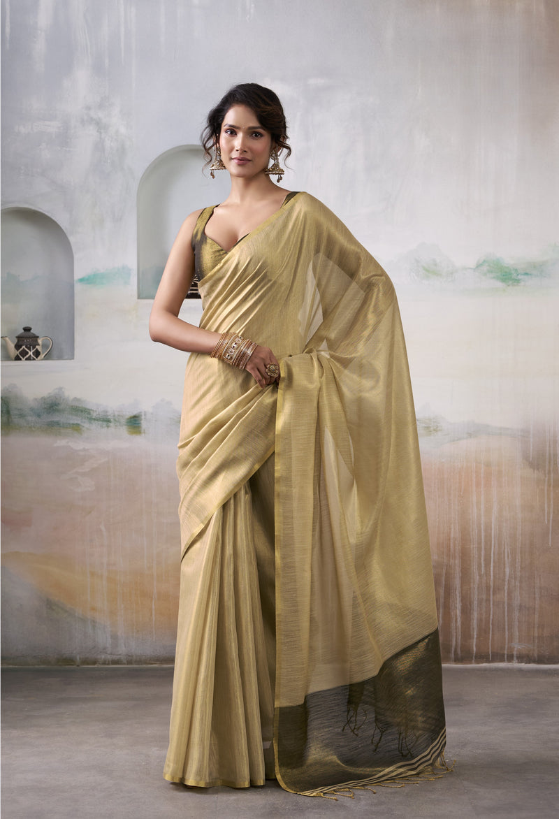 Pure Handloom Tissue Silk Saree