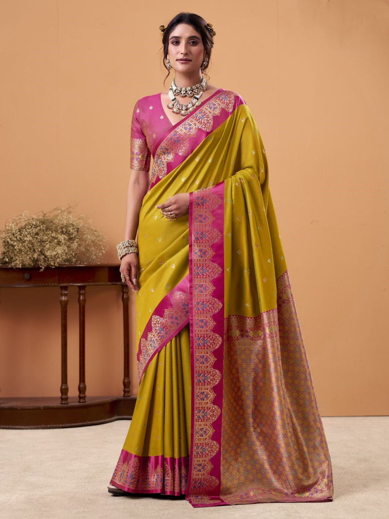 Premium Soft Satin Silk Saree