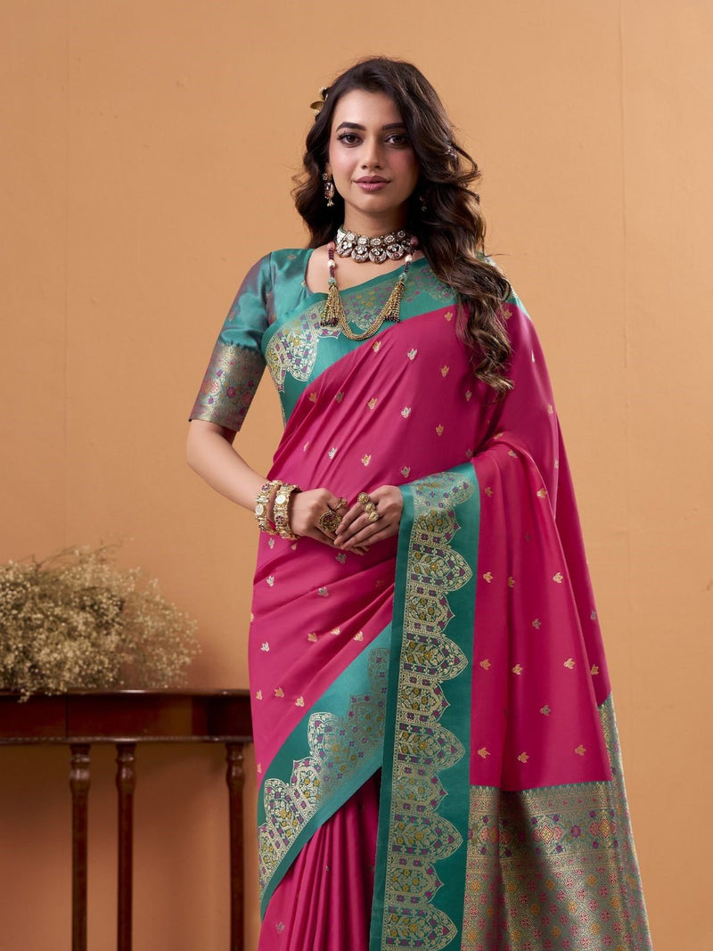 Premium Soft Satin Silk Saree