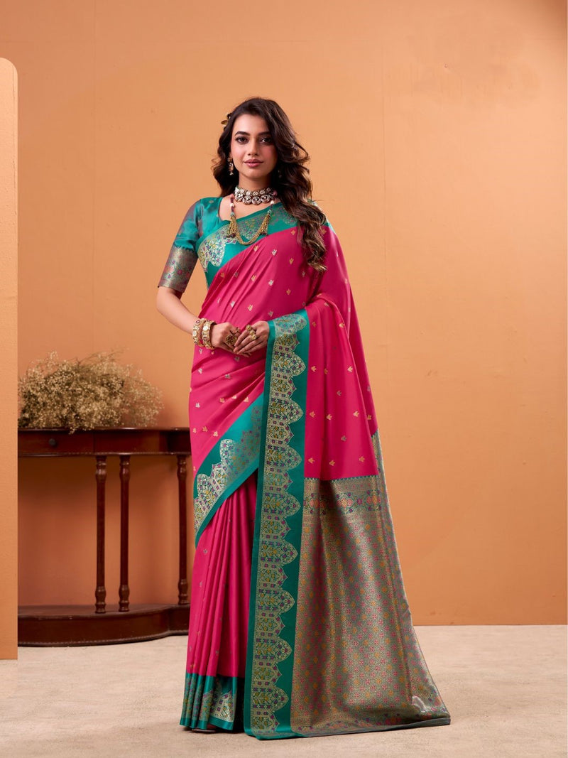 Premium Soft Satin Silk Saree