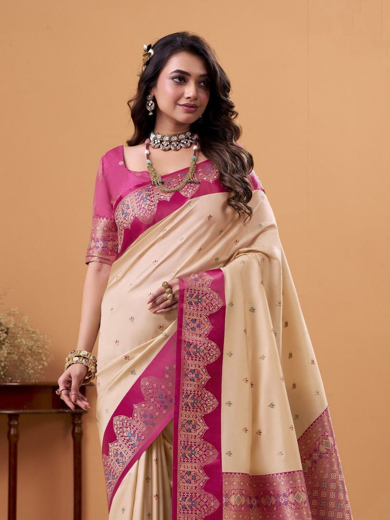 Premium Soft Satin Silk Saree