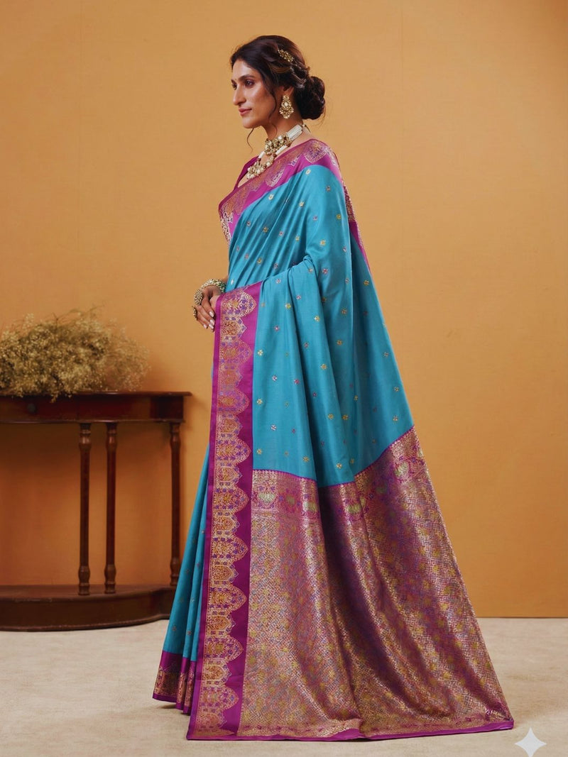 Premium Soft Satin Silk Saree