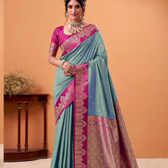 Premium Soft Satin Silk Saree