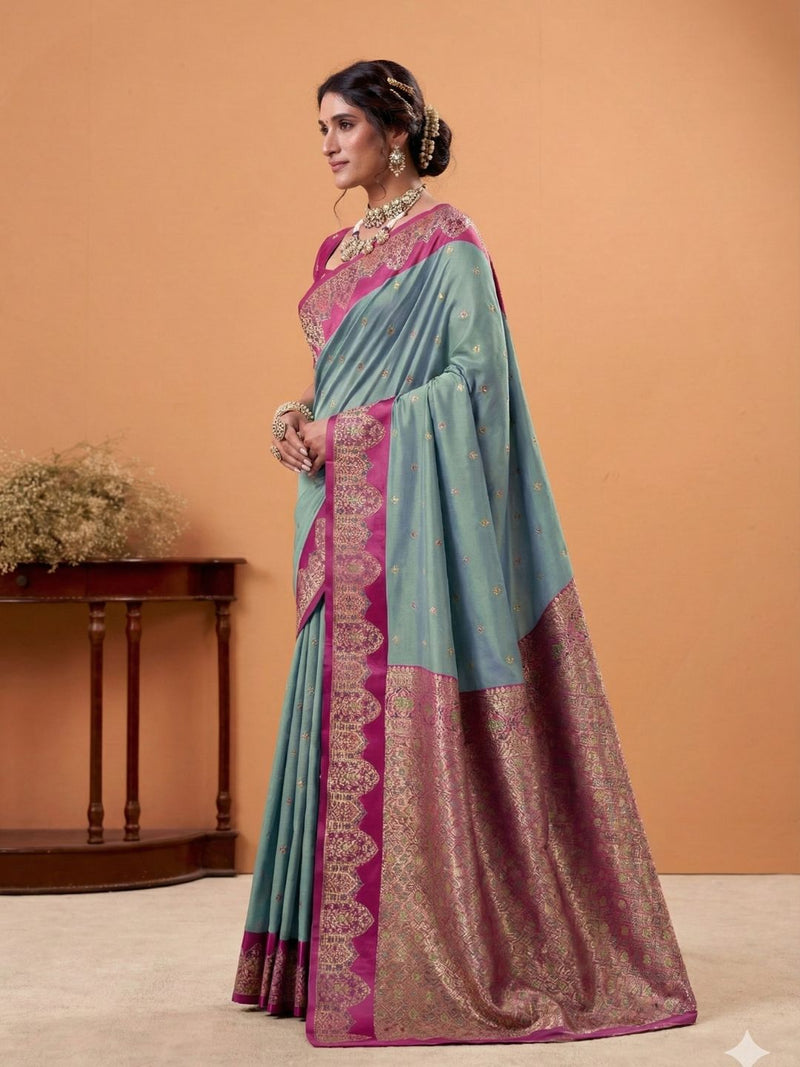 Premium Soft Satin Silk Saree