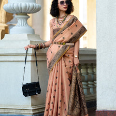 Tissue Linen Saree