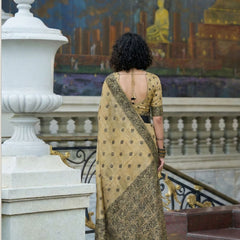 Tissue Linen Saree