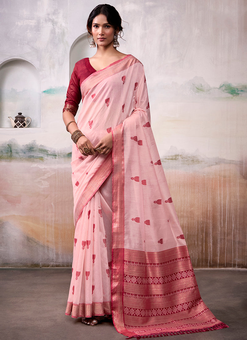 Woven Modal Cotton Elegance Saree