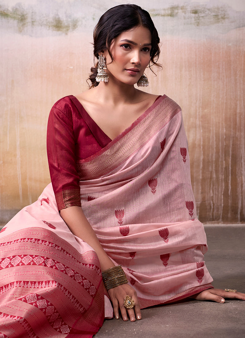 Woven Modal Cotton Elegance Saree