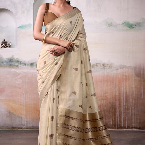 Woven Modal Cotton Elegance Saree
