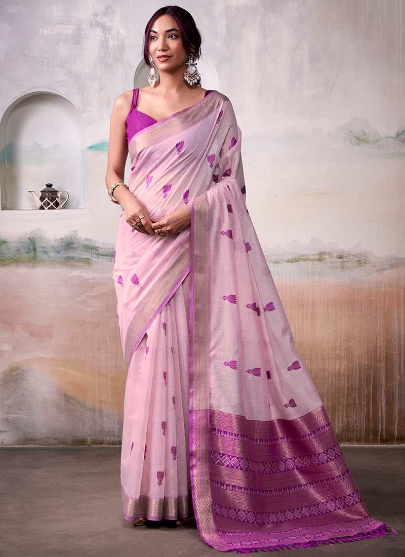 Woven Modal Cotton Elegance Saree
