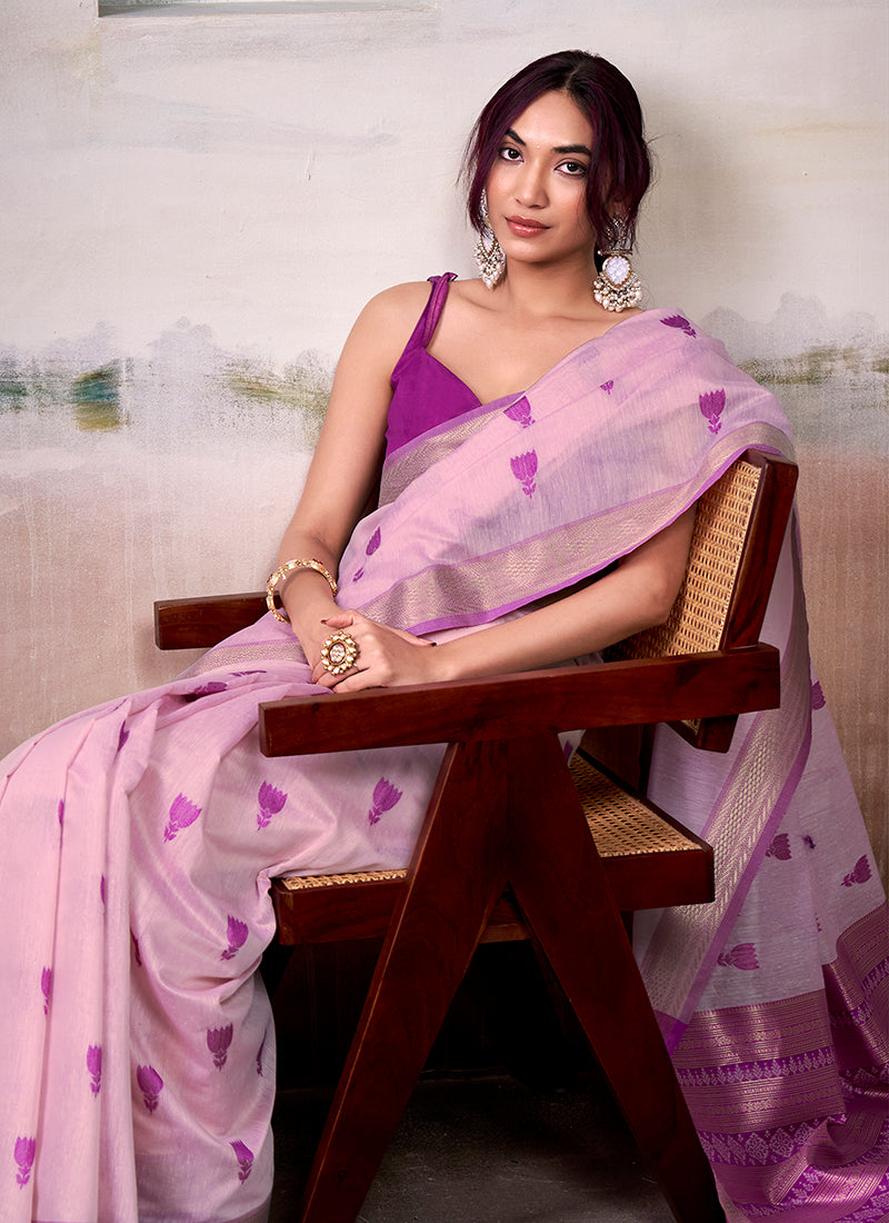 Woven Modal Cotton Elegance Saree