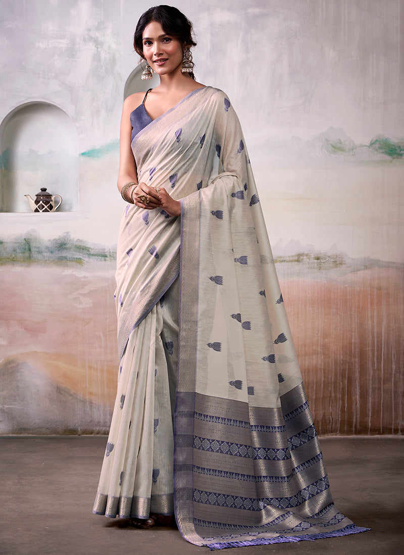 Woven Modal Cotton Elegance Saree