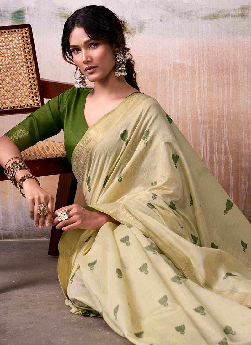 Woven Modal Cotton Elegance Saree