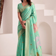 Pure Organza Silk with  Exquisite Floral Prints