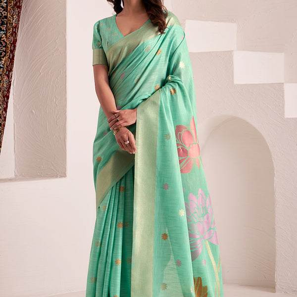 Pure Organza Silk with  Exquisite Floral Prints