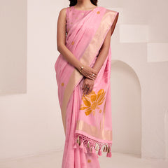Pure Organza Silk with  Exquisite Floral Prints