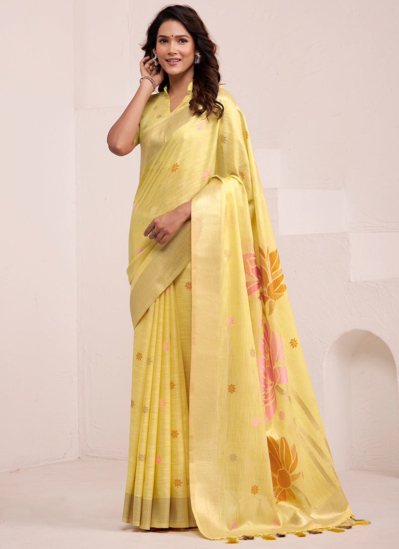 Pure Organza Silk with  Exquisite Floral Prints