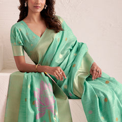 Pure Organza Silk with  Exquisite Floral Prints