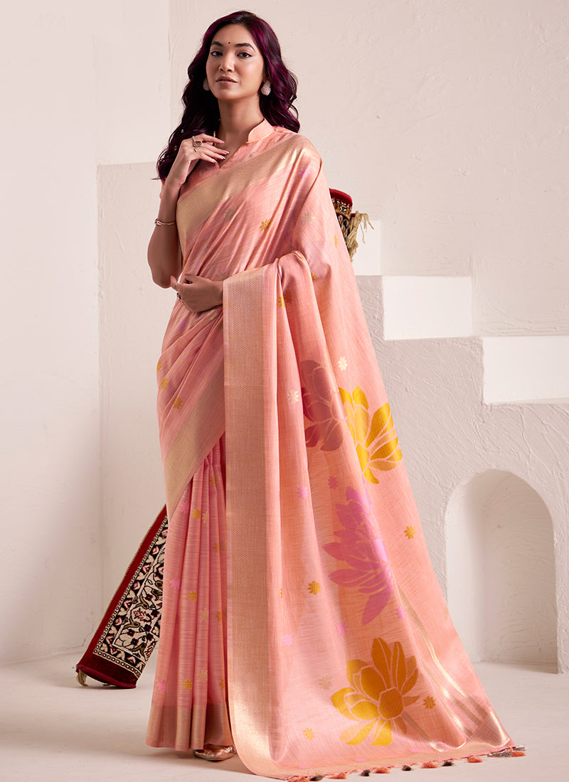 Pure Organza Silk with  Exquisite Floral Prints