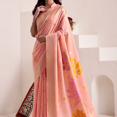 Pure Organza Silk with  Exquisite Floral Prints