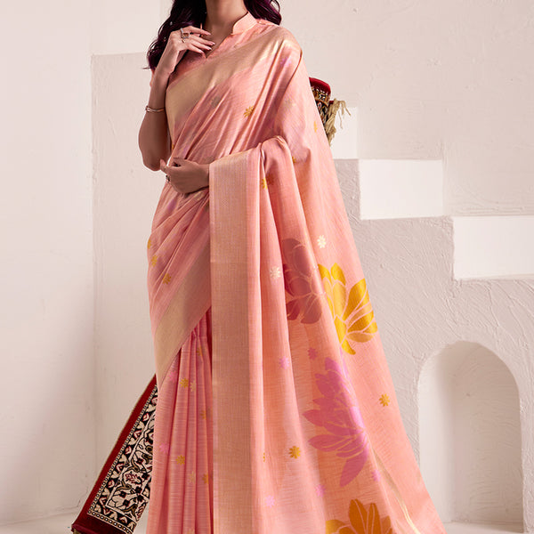 Pure Organza Silk with  Exquisite Floral Prints