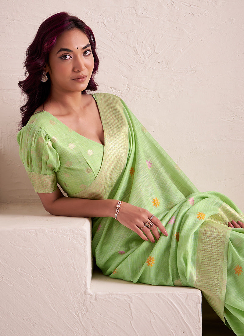 Pure Organza Silk with  Exquisite Floral Prints