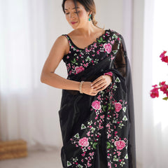 Embellished Bollywood Chiffon Saree