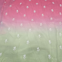 Elegant Crunchy Silk Saree with Intricate Cut Work Border
