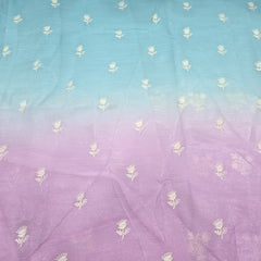 Elegant Crunchy Silk Saree with Intricate Cut Work Border
