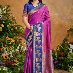 Pure Silk Handloom Weaving Saree