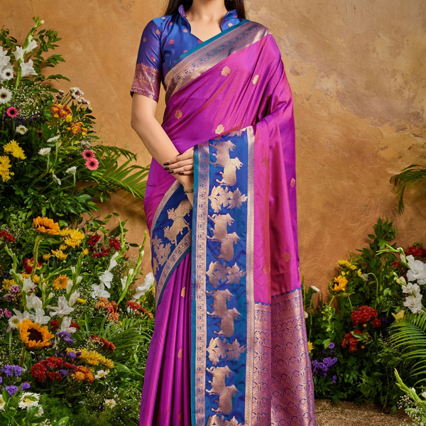 Pure Silk Handloom Weaving Saree