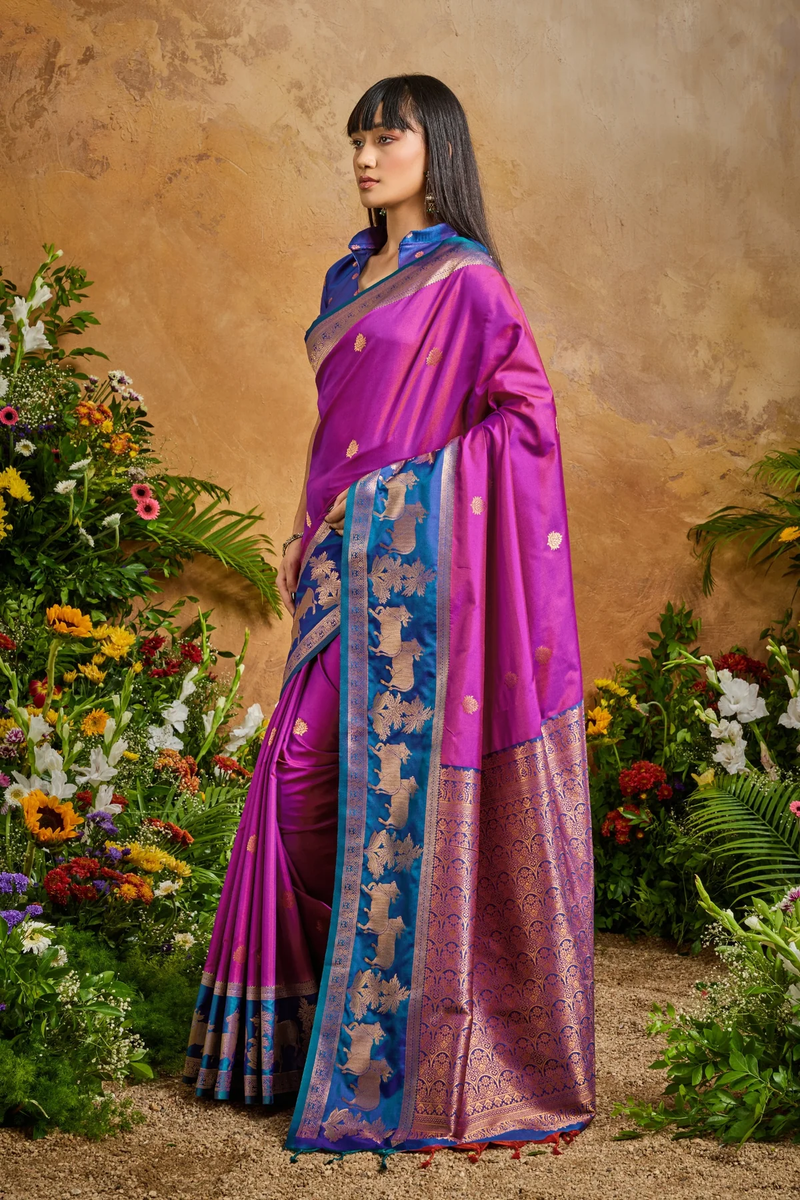 Pure Silk Handloom Weaving Saree
